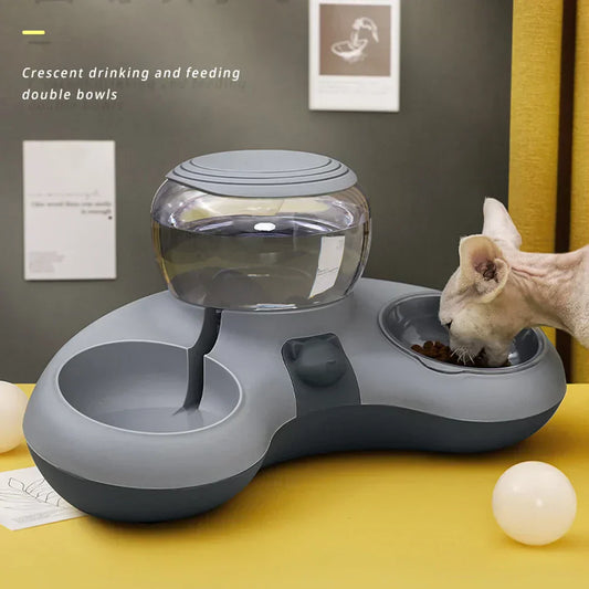2 In 1 Auto Feeding Bowl for Cat